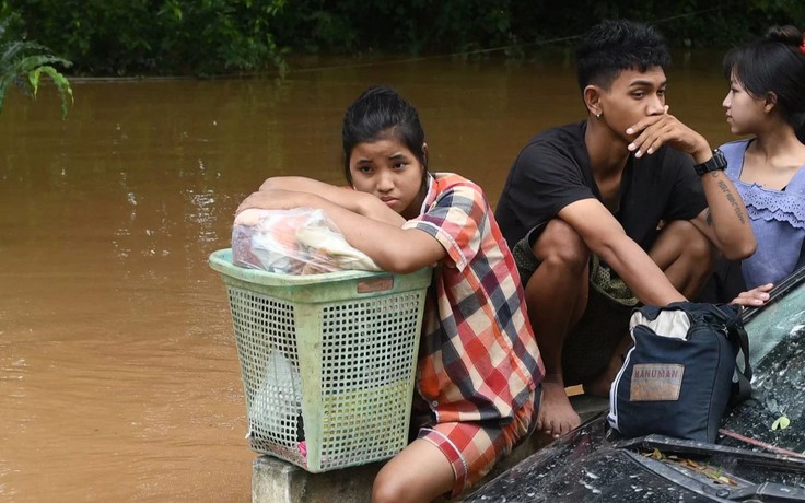 Lũ lụt sau bão Yagi gây thiệt hại nặng ở Myanmar