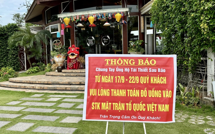 Hàng quán ủng hộ bà con vùng lũ bằng mã QR đặc biệt