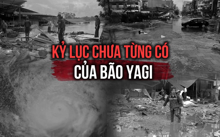 Tàn khốc bão Yagi: Một kỷ lục chưa từng xảy ra