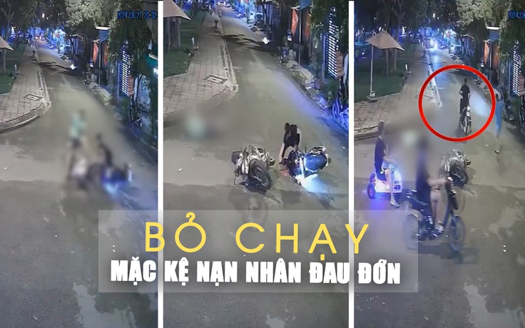 Truy tìm thanh niên bỏ chạy, mặc kệ nạn nhân đau đớn sau tai nạn ở TP.HCM