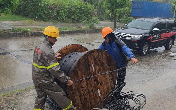 Bão Yagi làm đứt 7 tuyến cáp quang liên tỉnh