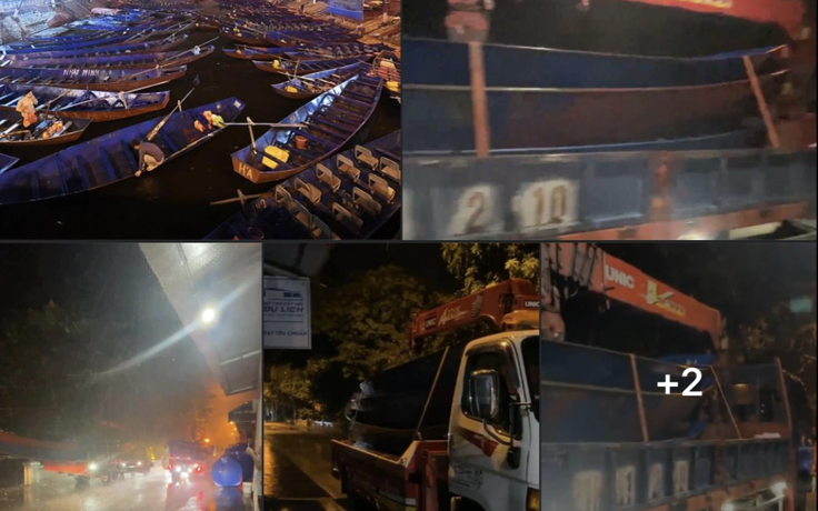 Người dân chùa Hương gửi xuồng đò ứng cứu Thái Nguyên