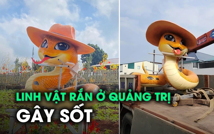 Linh vật rắn ở Quảng Trị vừa trình làng đã gây sốt: 'Chủ nhân' tiết lộ một tin đáng mong chờ hơn