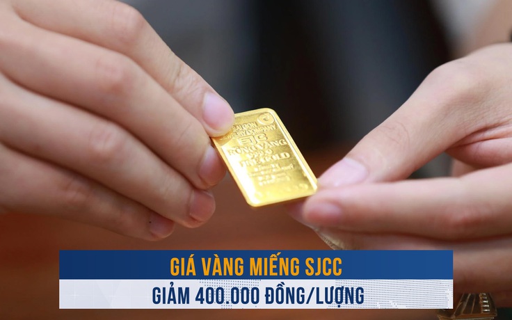 Biến động vàng ngày 14.1: Giá vàng miếng SJC giảm 400.000 đồng/lượng