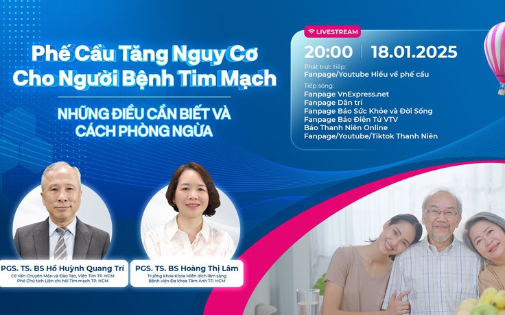 Phế cầu tăng nguy cơ cho người bệnh tim mạch - những điều cần biết