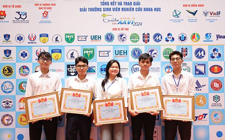 Sinh viên ngành Khoa học máy tính SIU 'bội thu' các giải thưởng