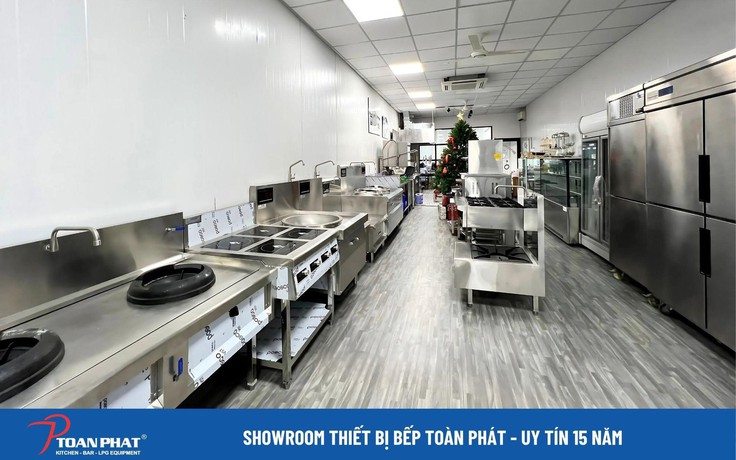 Showroom và xưởng inox Toàn Phát, uy tín 15 năm cung cấp thiết bị bếp công nghiệp