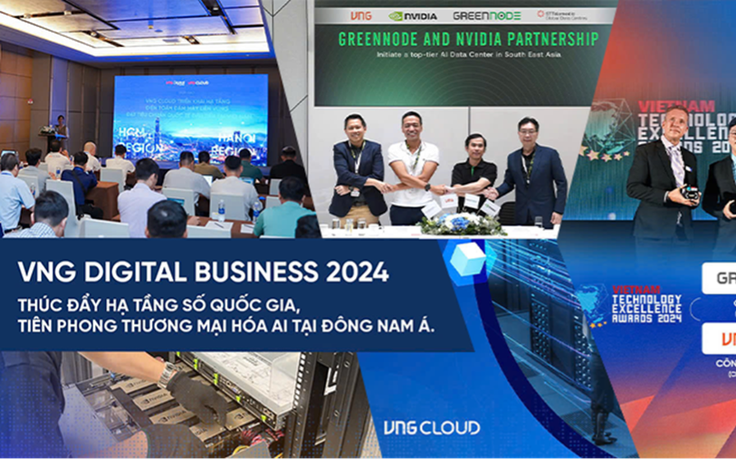 VNG Digital Busines 2024: Thúc đẩy hạ tầng số quốc gia, tiên phong thương mại hóa AI