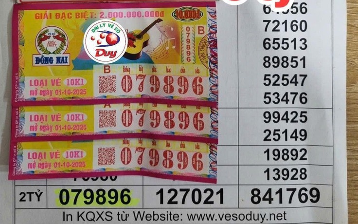 Khách TP.HCM trúng độc đắc 6 tỉ xổ số miền Nam, đại lý chuyển khoản ngay