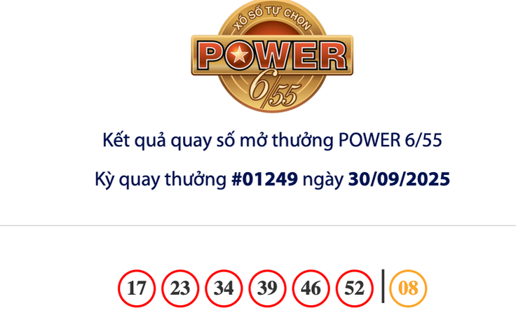 Tờ vé số Vietlott trúng gần 180 tỉ đồng được bán ra ở Đà Nẵng