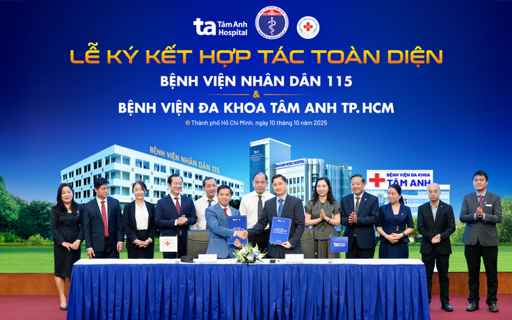 Bệnh viện Tâm Anh và Bệnh viện Nhân dân 115 ký kết hợp tác toàn diện