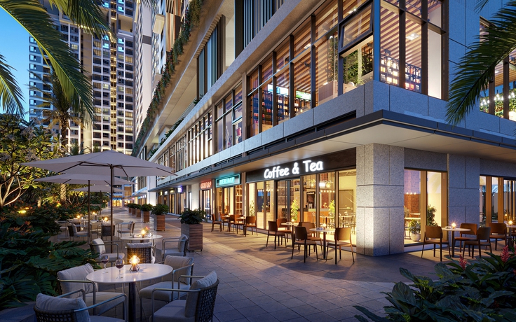 The Gió Riverside ra mắt 35 căn shop khối đế thương mại