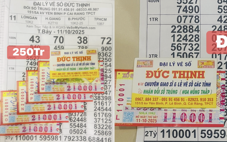 Mua số 'quái' 110001, chủ quán cà phê trúng độc đắc xổ số miền Nam... lần hai