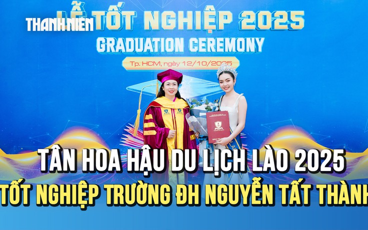 Hoa hậu Du lịch Lào 2025 và hành trình trở thành tân cử nhân dược Trường ĐH Nguyễn Tất Thành