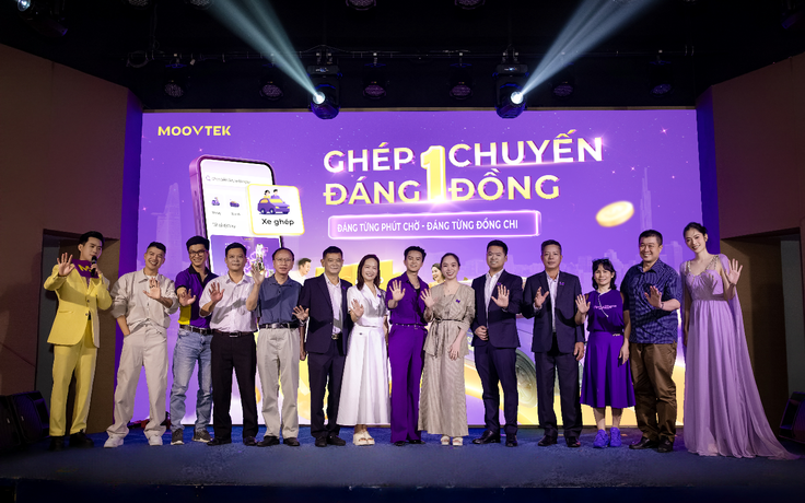 Bùi Công Nam kết hợp MOOVTEK trong chiến dịch ra mắt dịch vụ Xe Ghép công nghệ