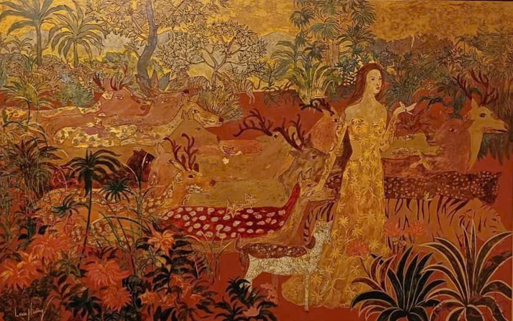 Vẻ đẹp chân thực và huyền ảo trong triển lãm 'Đường lên mây'