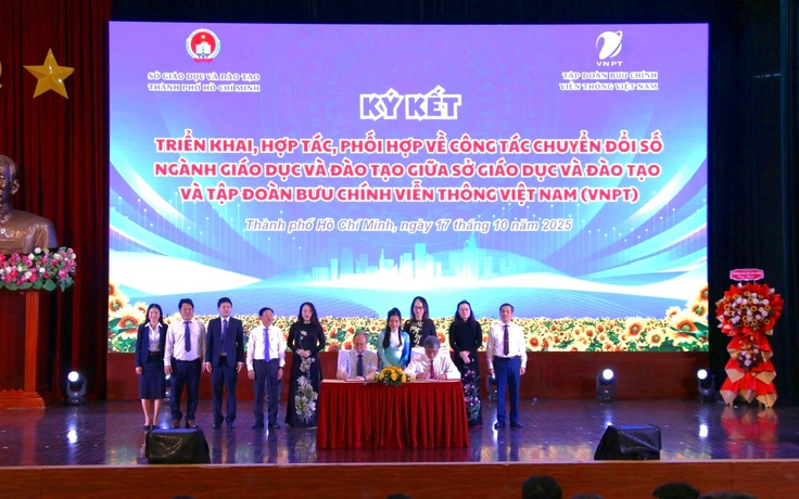 VNPT TP.HCM và sở GD&ĐT bắt tay thúc đẩy chuyển đổi số giáo dục