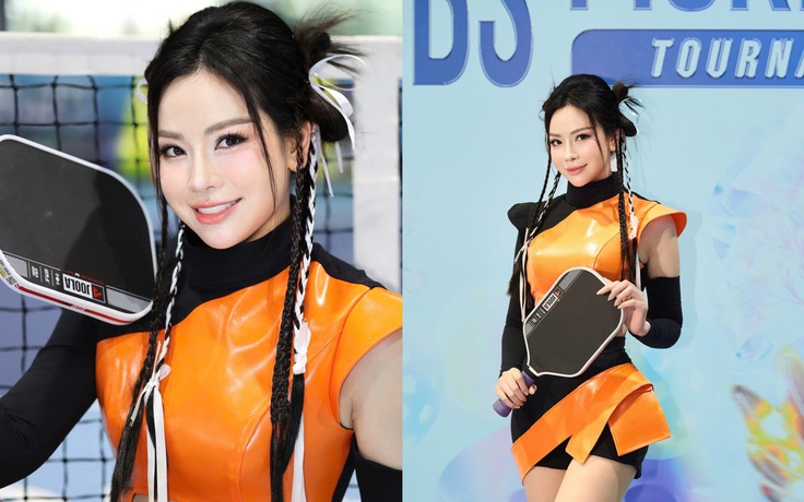 Con dâu tỉ phú Hoàng Kiều gây tranh cãi vụ trang phục tham gia giải pickleball