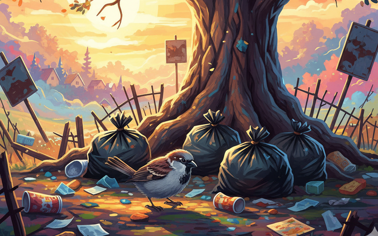 Chíp Nâu, chú sẻ đường phố - Truyện ngắn dự thi của Thân Thị Phương Thu