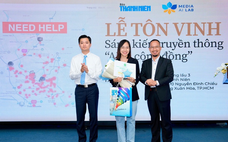 Bản đồ cứu hộ vùng lũ được tôn vinh sáng kiến truyền thông 'AI vì cộng đồng'
