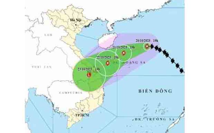 Bão số 12 và không khí lạnh gây đợt mưa đến 900 mm