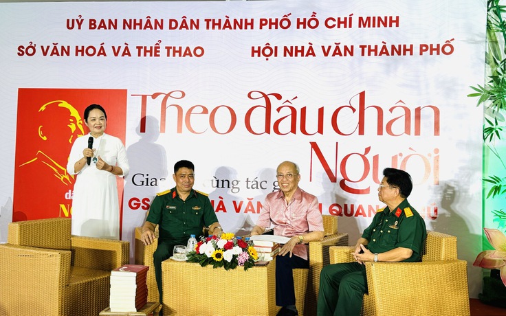 Nhà văn Trình Quang Phú và hành trình 28 năm 'Theo dấu chân Người'