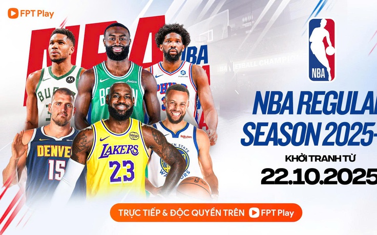 Khán giả Việt Nam xem đại chiến bóng rổ nhà nghề Mỹ mùa giải mới trên kênh nào?