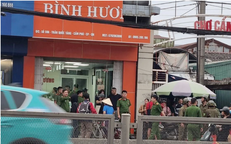 Nghi phạm cướp tiệm vàng ở Quảng Ninh ra đầu thú