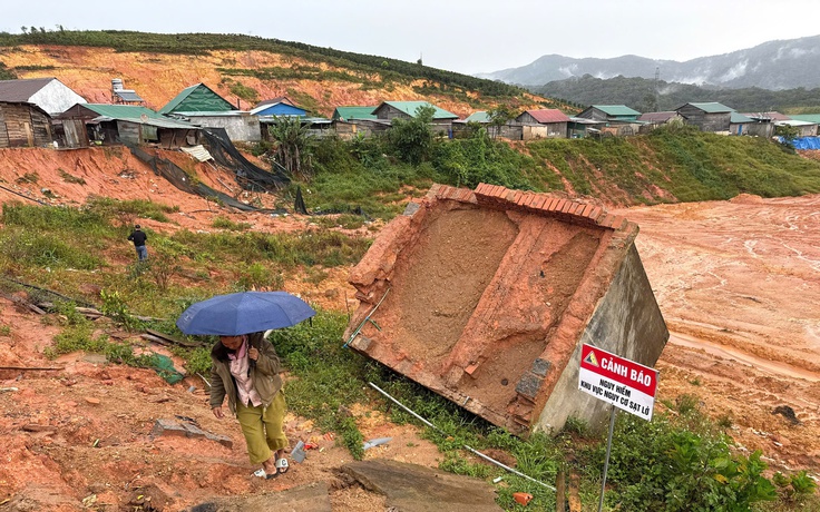 Khắc phục sạt lở đất tại khu tái định cư ở Lâm Đồng, ưu tiên bảo vệ dân