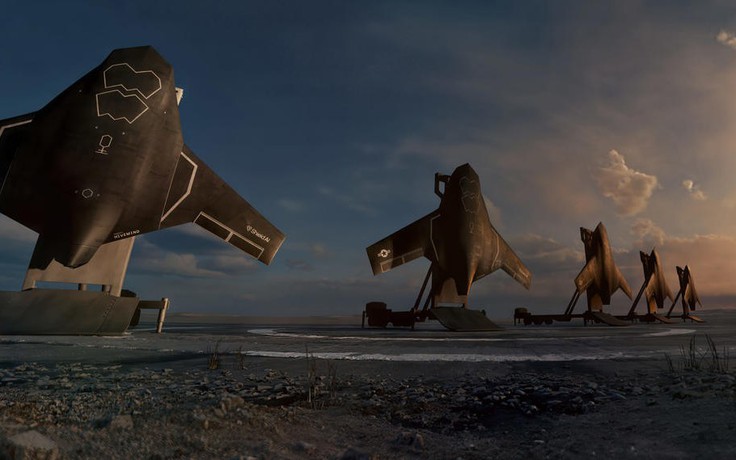 Lộ diện tiêm kích không người lái mang ‘bộ não AI’ từng giúp F-16 không chiến