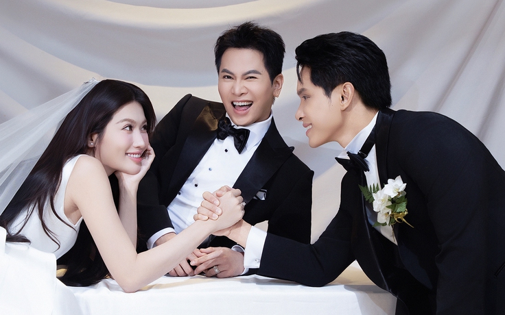 Mai Tiến Dũng làm 'chủ hôn' cho á hậu cao 1,75 m và bạn trai CEO