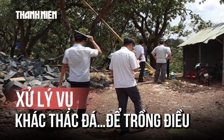 Sở NN&MT Đồng Nai kiểm tra vụ 'khai thác đá để trồng điều'
