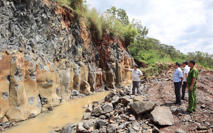 Sở Nông nghiệp và Môi trường Đồng Nai kiểm tra vụ 'khai thác đá để trồng điều'