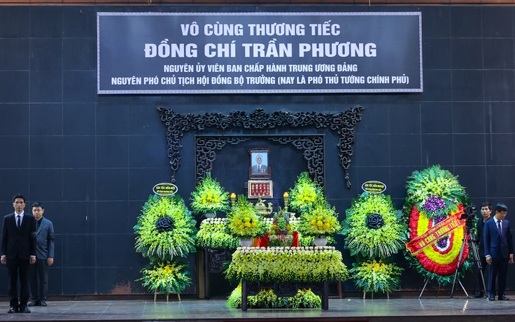 Lễ tang cấp nhà nước nguyên Phó chủ tịch Hội đồng Bộ trưởng Trần Phương