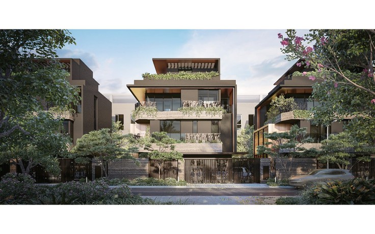 Garden Villa The Fullton Edition: Tuyệt tác sống giữa thiên nhiên đa tầng