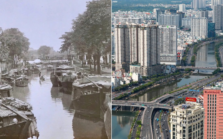 TP.HCM xưa và nay qua bộ ảnh hiếm 100 năm