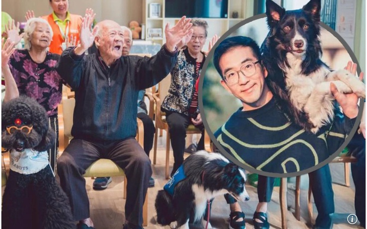 Bỏ công việc tốt để thành 'cha đẻ chó trị liệu' giúp người tự kỷ, trầm cảm