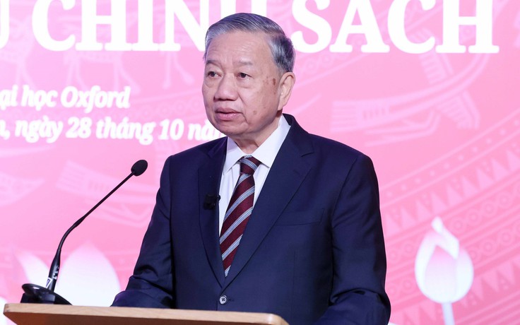 Tổng Bí thư Tô Lâm phát biểu chính sách tại Đại học Oxford