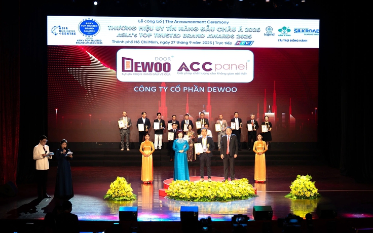 DEWOO Group được vinh danh Top 100 Thương hiệu Uy tín Hàng đầu Châu Á 2025
