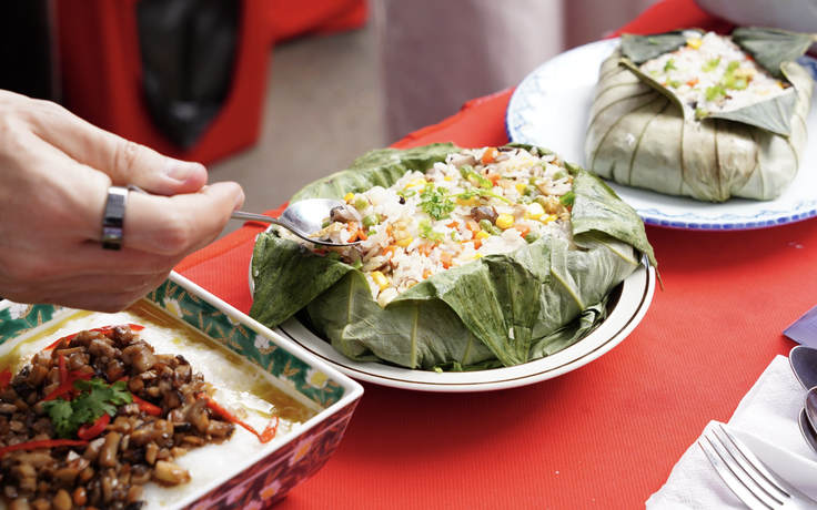 Ngày đầu lễ hội ẩm thực chay ở TP.HCM: Hấp dẫn hàng trăm món 'đẹp như tranh'