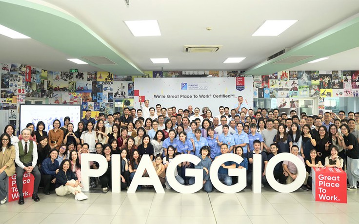 Piaggio Việt Nam đạt Great Place To Work 2025, đề cao giá trị con người