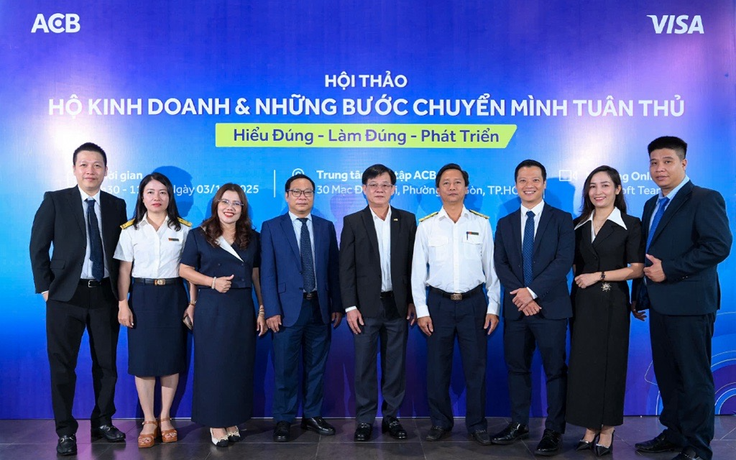 ACB đồng hành cùng hộ kinh doanh trước những thay đổi trong Nghị định 70