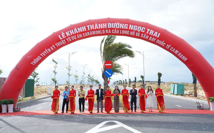 Thông xe tuyến đường kết nối CaraWorld đến sân bay quốc tế Cam Ranh