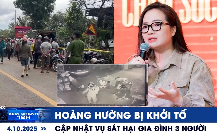 Xem nhanh 12h: Doanh nhân Hoàng Hường bị khởi tố | Diễn biến mới vụ sát hại gia đình 3 người