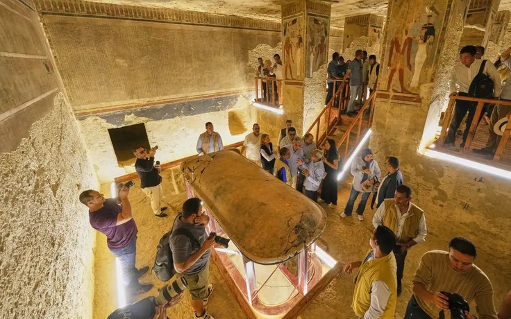 Mở cửa lăng mộ pharaoh ở Thung lũng các vị vua sau 20 năm