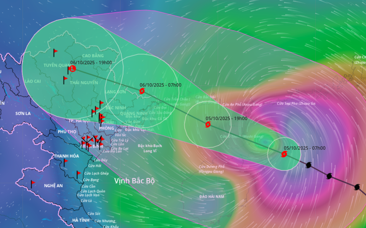 Cảnh báo khu vực gió mạnh trong bão Matmo, 14 tỉnh khẩn trương ứng phó