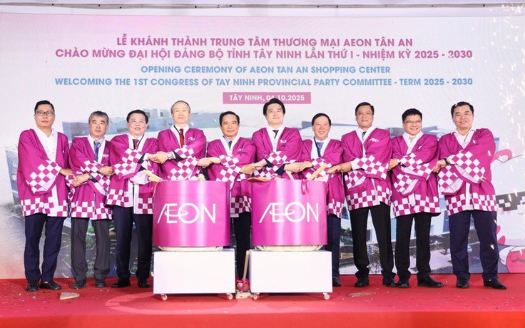 Trung tâm thương mại AEON Tân An chính thức khánh thành