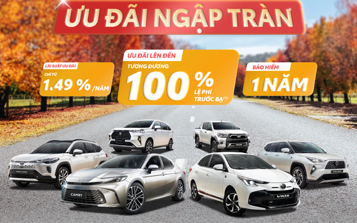 Toyota tung ưu đãi khủng cho khách mua xe trong tháng 10