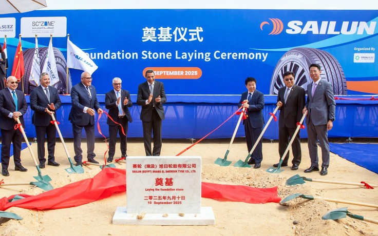Sailun khởi động dự án 290 triệu USD xây dựng nhà máy lốp xe tại Ai Cập