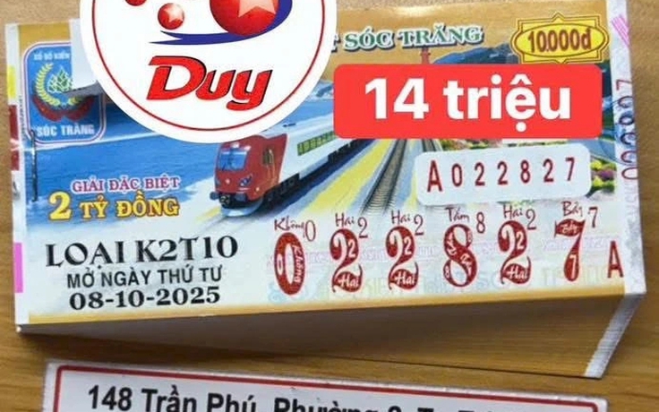 140 tờ trúng xổ số miền Nam ngày 8 tháng 10: Đại lý đổi thưởng ngay